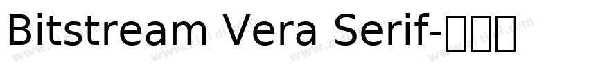 Bitstream Vera Serif字体转换